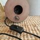 Vintage lamp wood 1980