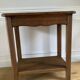 Console, meuble d'appoint vintage 1 tiroir, en bois massif