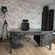 Bureau industriel en métal – style vintage / loft