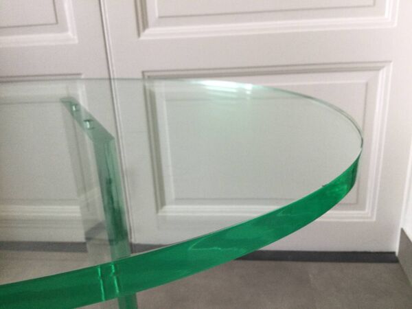 Table basse plexiglass vintage