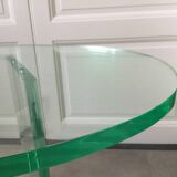 Table basse plexiglass vintage
