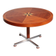 Italian mid-century dining table with stunning inlay star