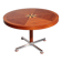 Italian mid-century dining table with stunning inlay star