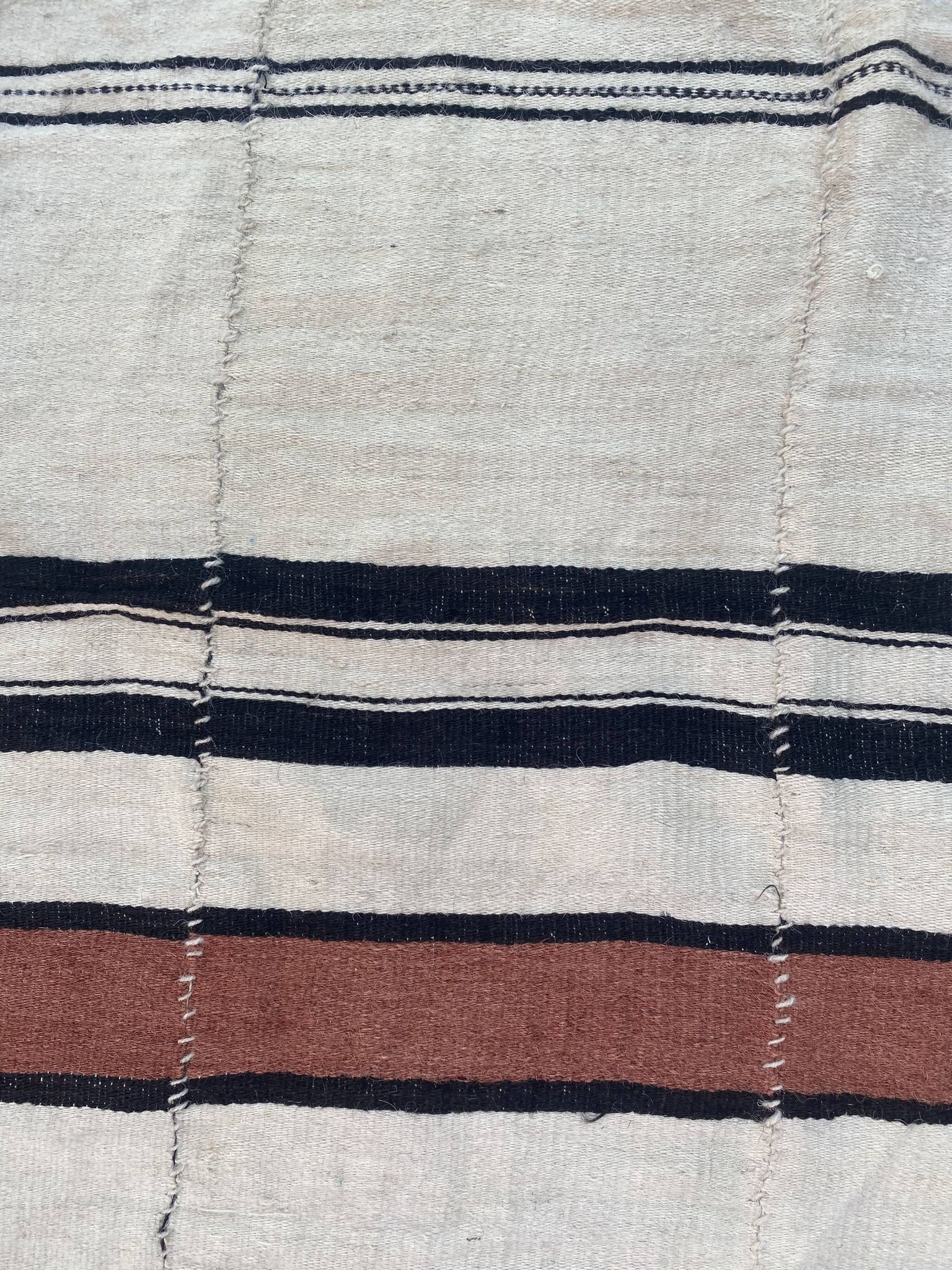 Tapis kilim tissage ancien de mali fait main 134x254 cm