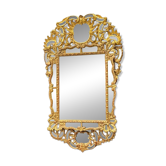 Baroque style mirror in carved and gilded wood, Austro-Hungarian Empire, early 19th century