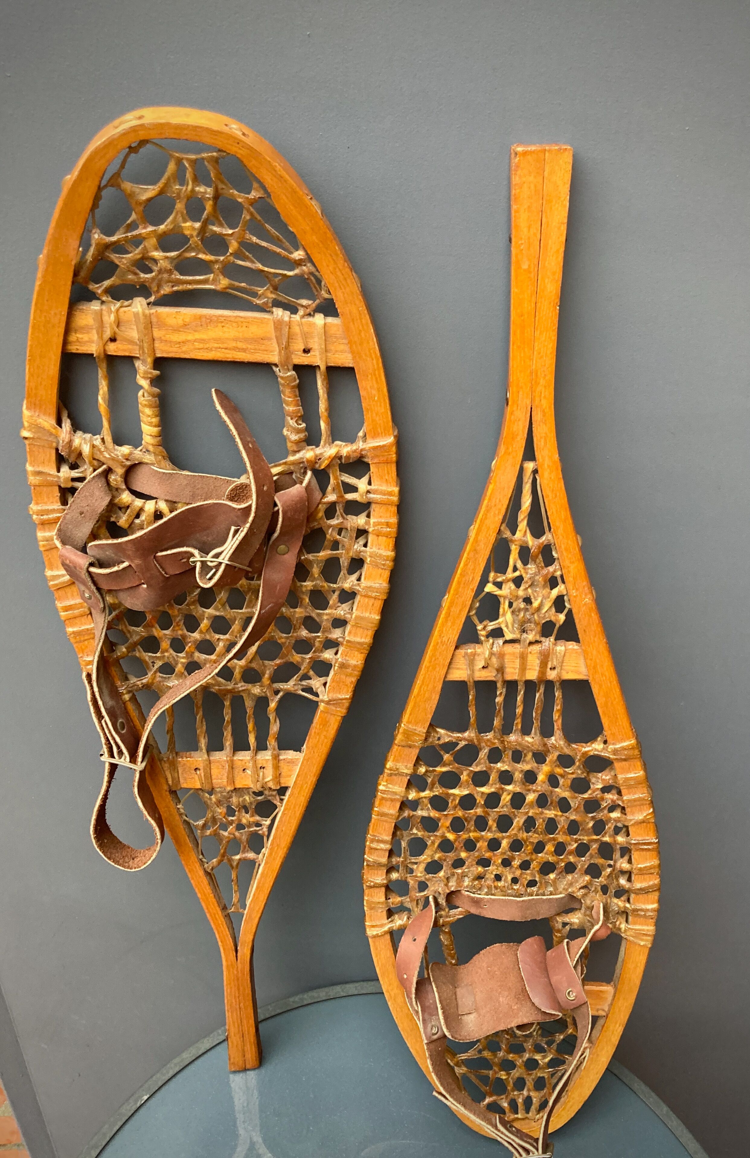 old Canadian snowshoes