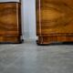 1940s pair of Art Deco bedside tables, Czechoslovakia