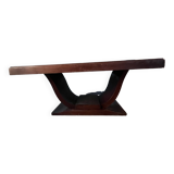 Art deco style dining table Padauk wood