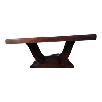 Art deco style dining table Padauk wood