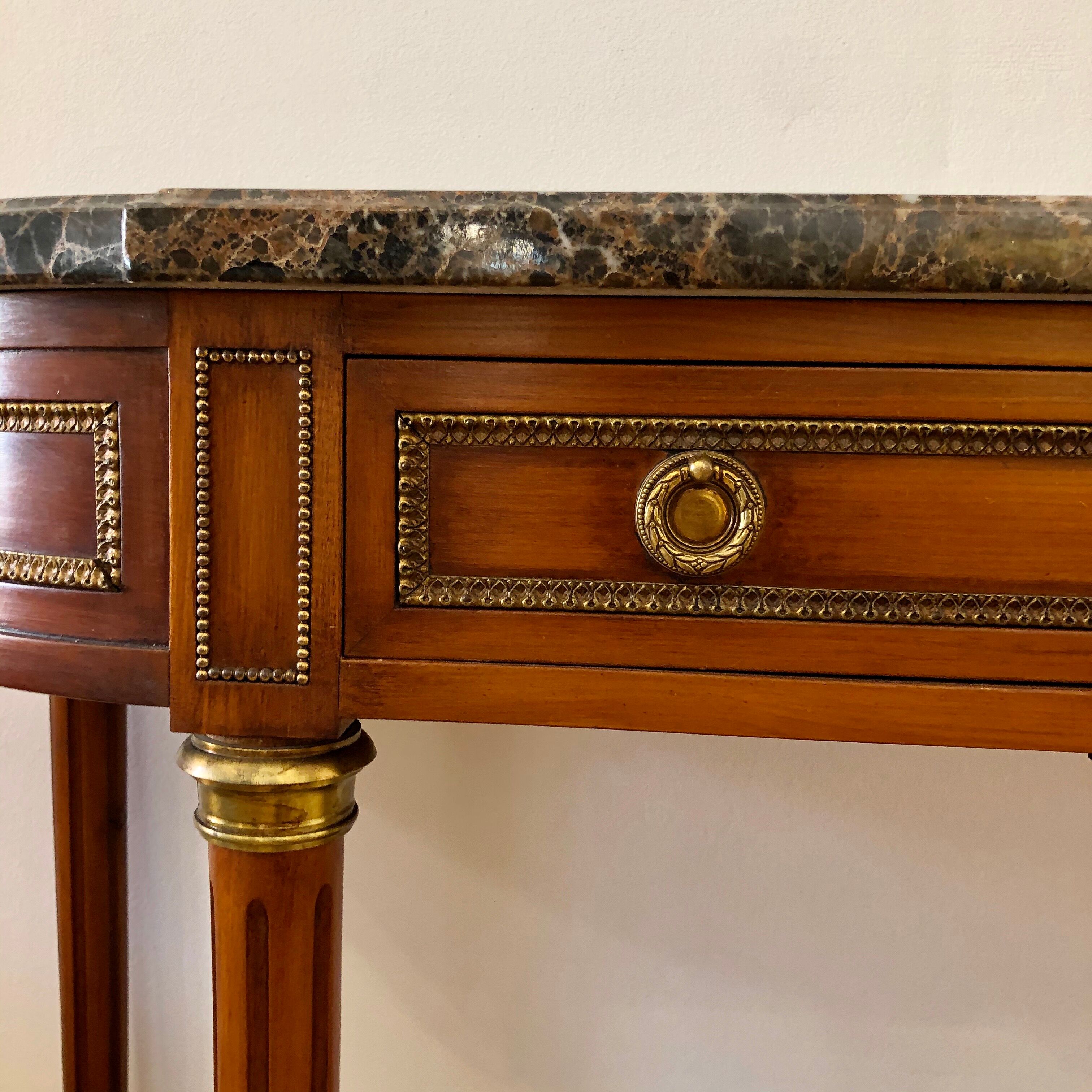 Louis XVI-style console stamped Atti
