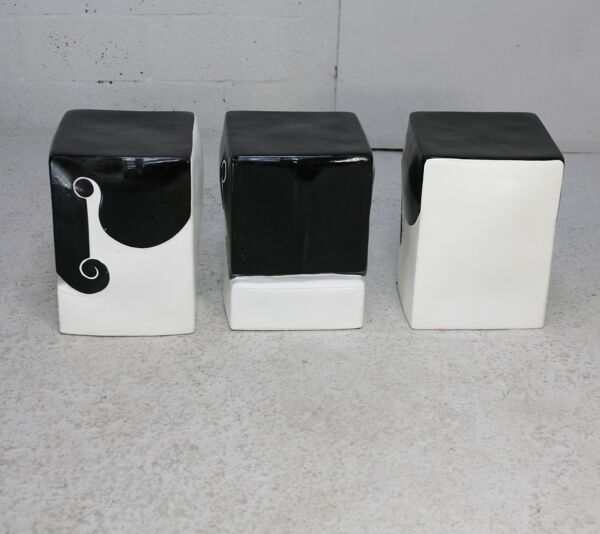 Tabourets ''Elephant'', Vincent Darré pour Monoprix, 2021. Set de 3.