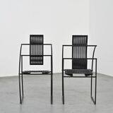 Pair of Quinta model chairs by Mario Botta, Alias circa 1985