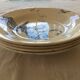 Lot of 4 hollow plates earthenware of Gien