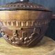 African Art - Madagascar - Vintage - Covered Pot - Carved Rosewood - 1950
