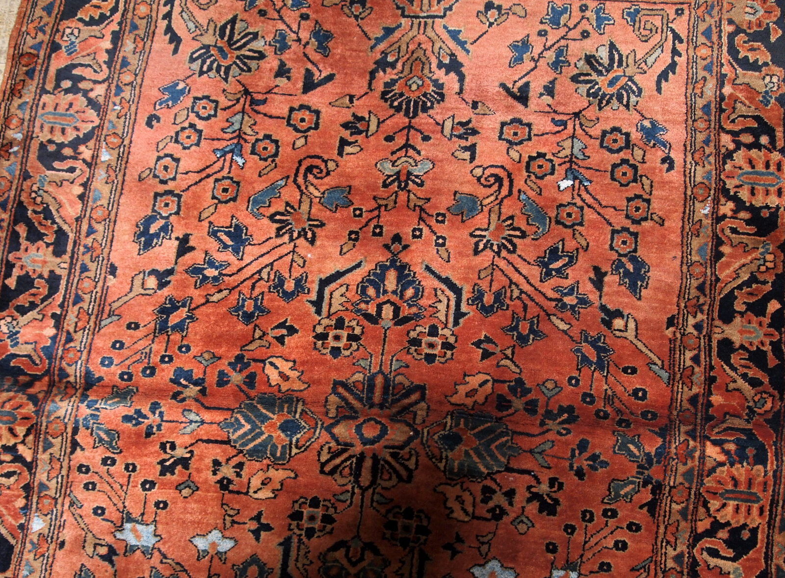 Former carpet Persian Sarouk done hand 97x155cm, 1920