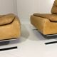 Special lounge chairs chrome & leather 1960’s