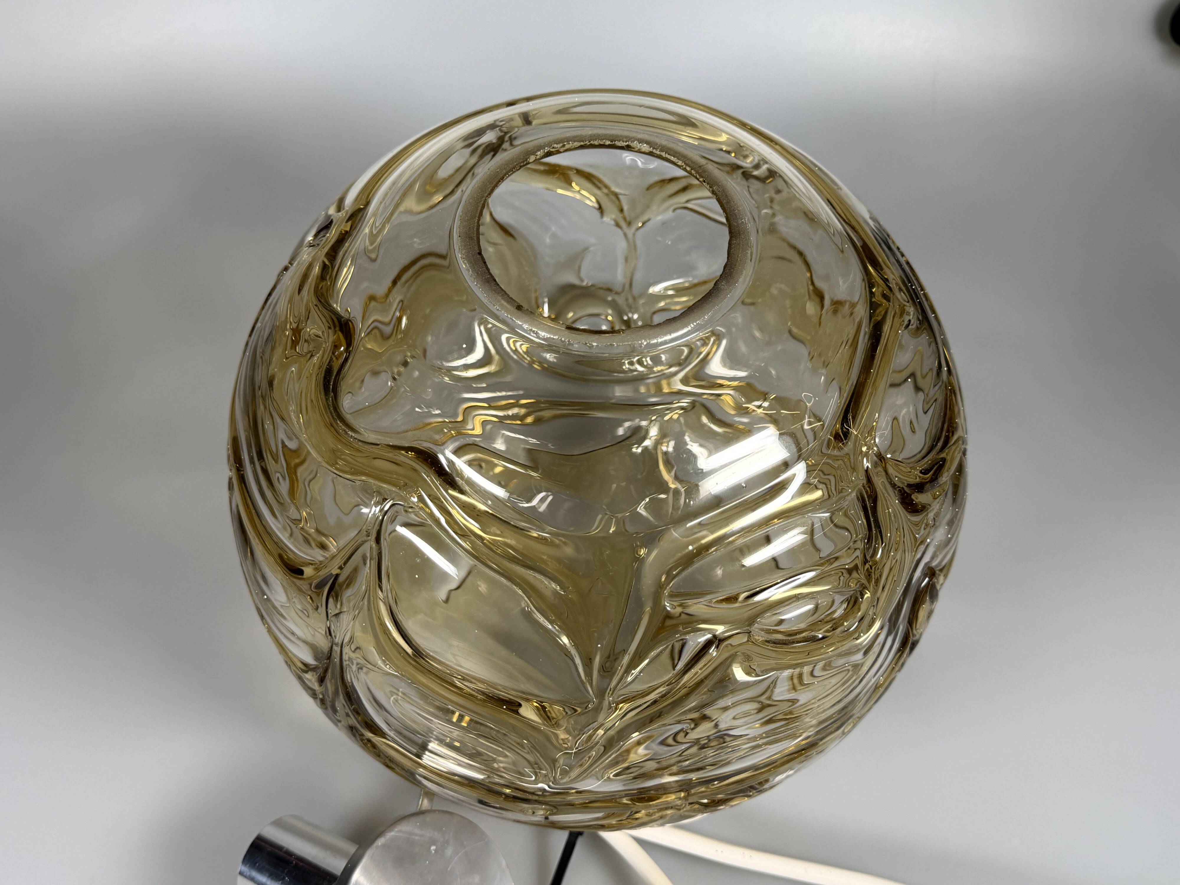 1960s 1970s Globe Hanging Lamp Pendant Lamp by Doria Leuchten Germany