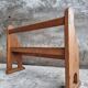 Antique wooden bench church bench hall bench 120 cm