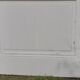 Communication door h221xL90cm old paneled, molded, interior