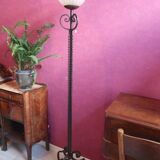 Wrought iron floor lamp