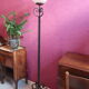 Wrought iron floor lamp