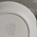 Six assiettes céramique Niderviller service "Chatons" années 50.