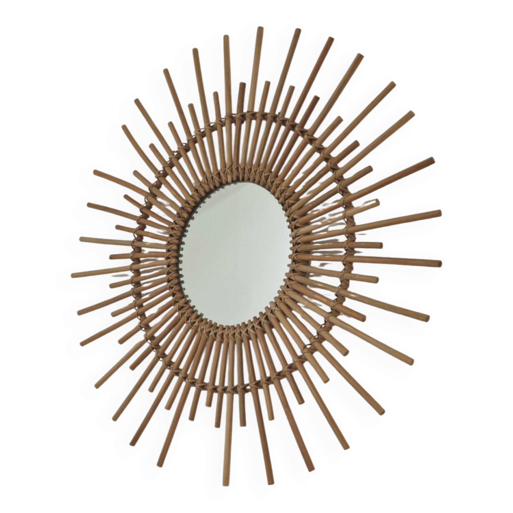 Rattan sun mirror 1970