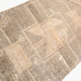 3x13 Vintage Turkish Runner Rug, 92x410Cm