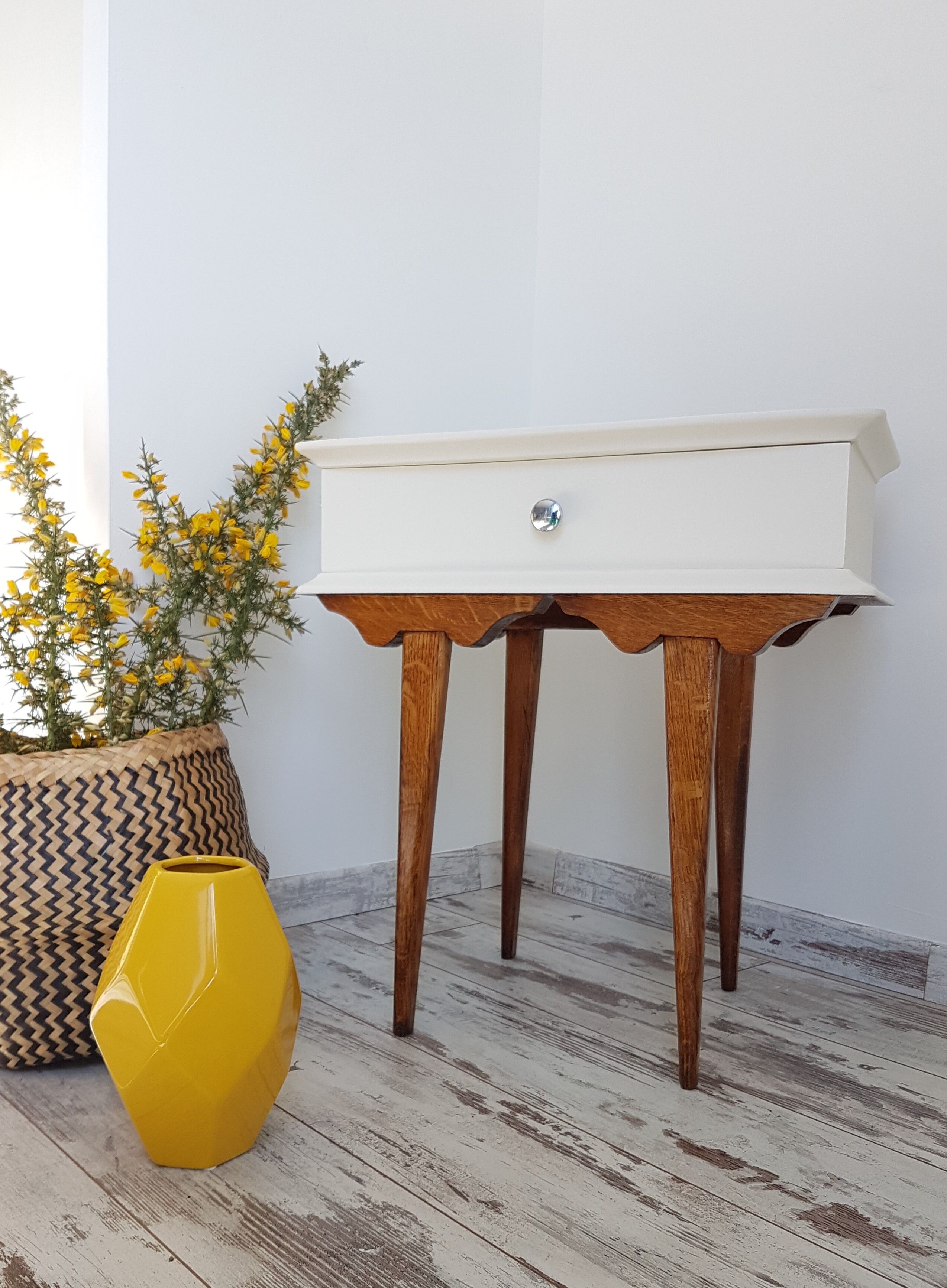 Vintage bedside table