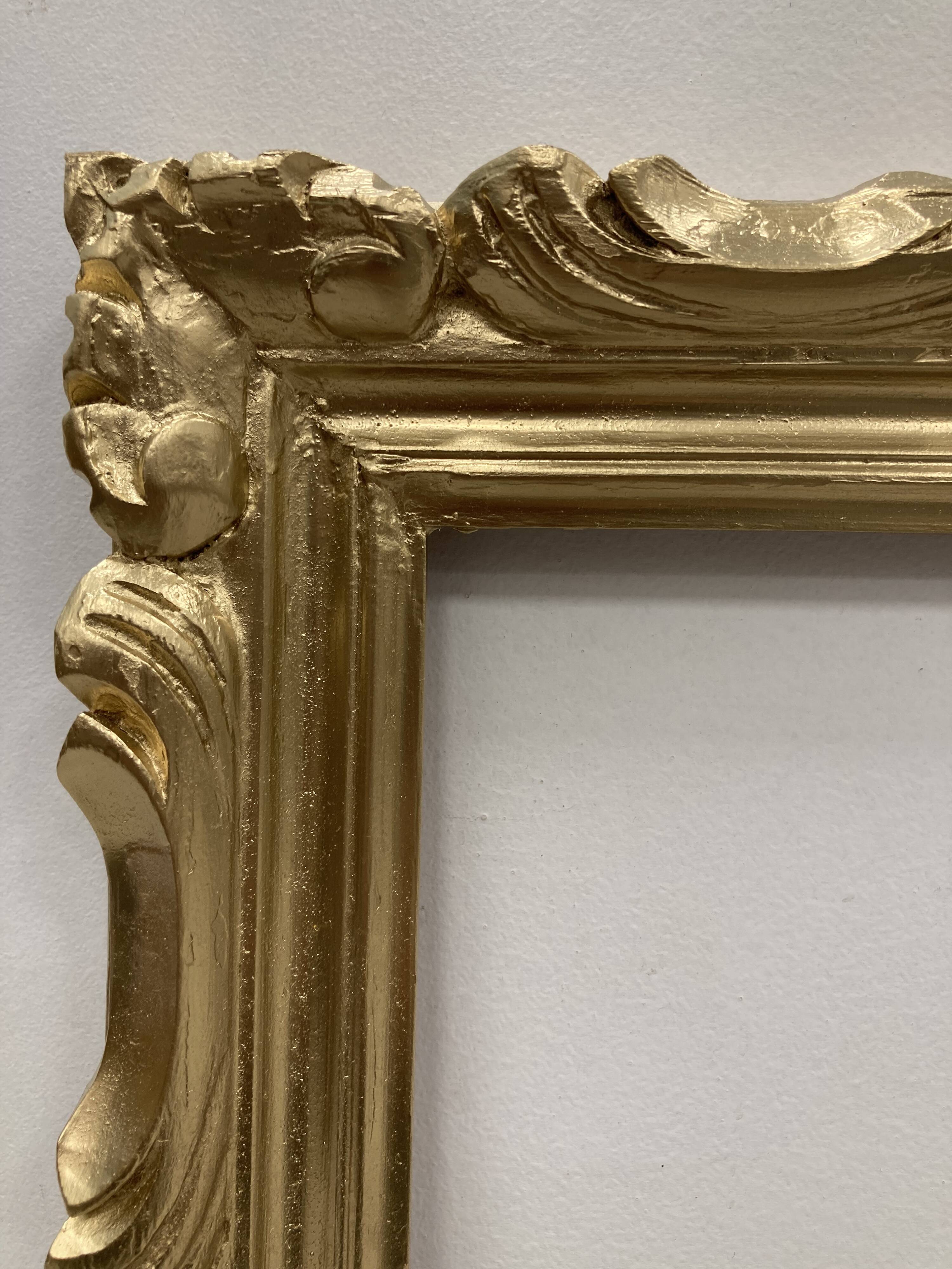 Louis XV style golden frame