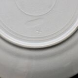 Onnaing ironstone dessert plate "Fleurs Jetées" brown