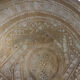 Islamic art Tray with ornaments and Arabic scripture calligraphy