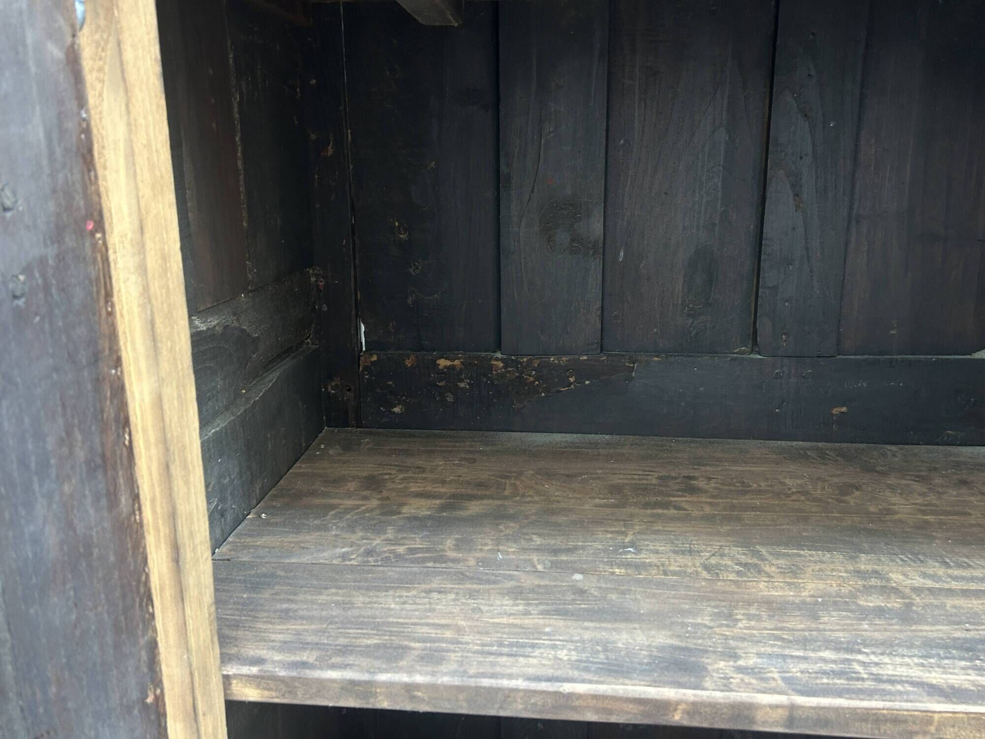 Louis XIV Style wardrobe, two doors, in oak