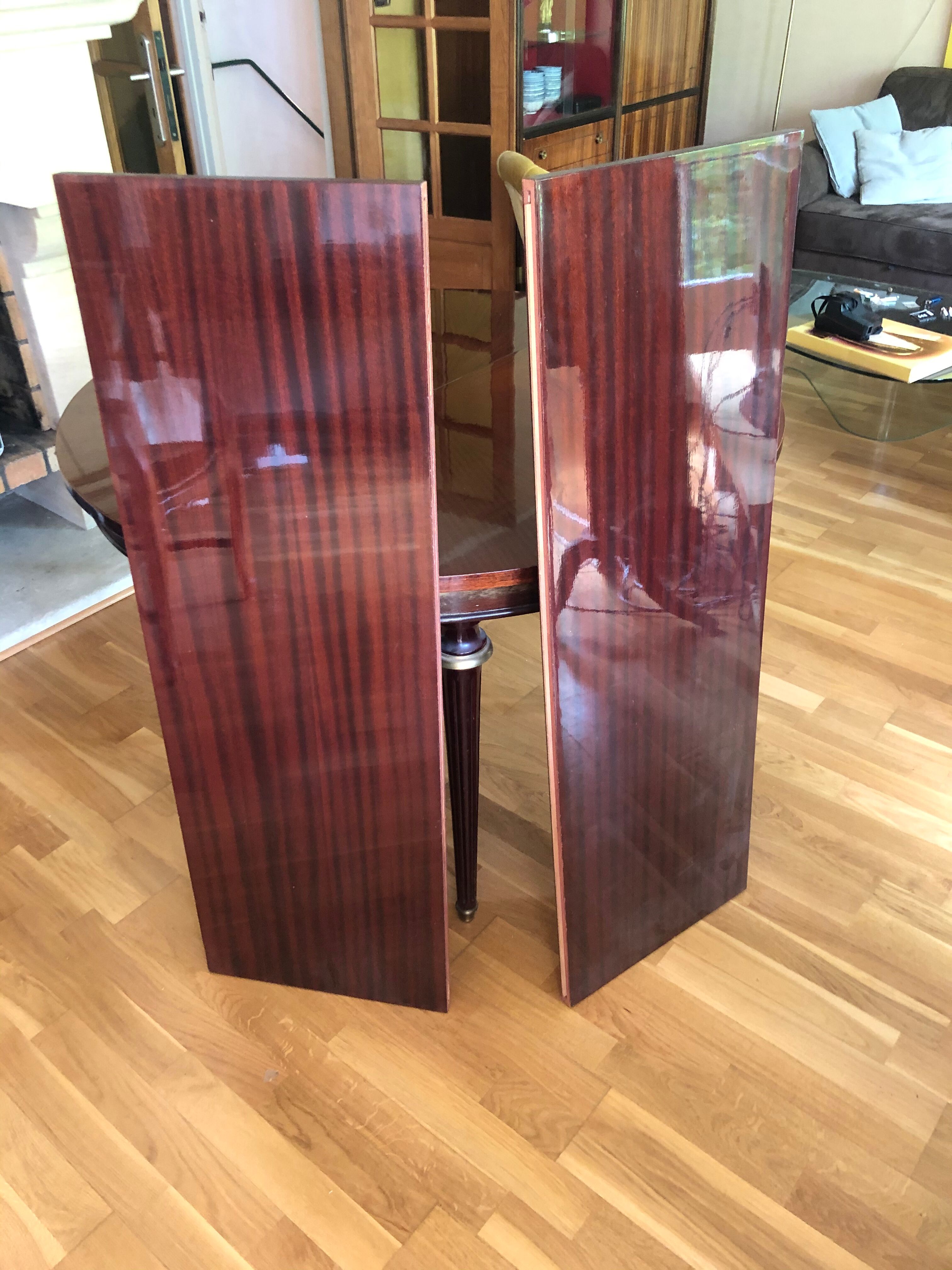 Louis XVI mahogany style dining table