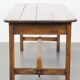 18th-Century Antique Dining Table in Oak with 2 Drawers