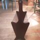 Teak and brass magazine holders