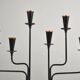 Pair of Six-Candle Candelabras — Gunnar Ander for Ystad-Metall, Sweden, 1960s