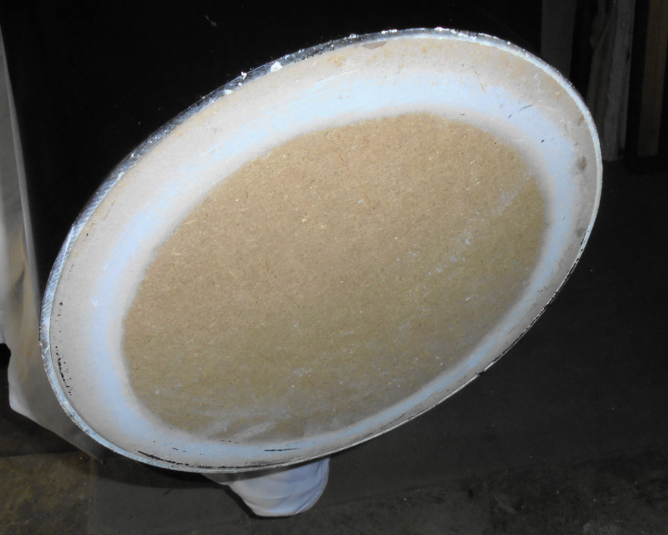 Lipstick standing mirror from the 80s