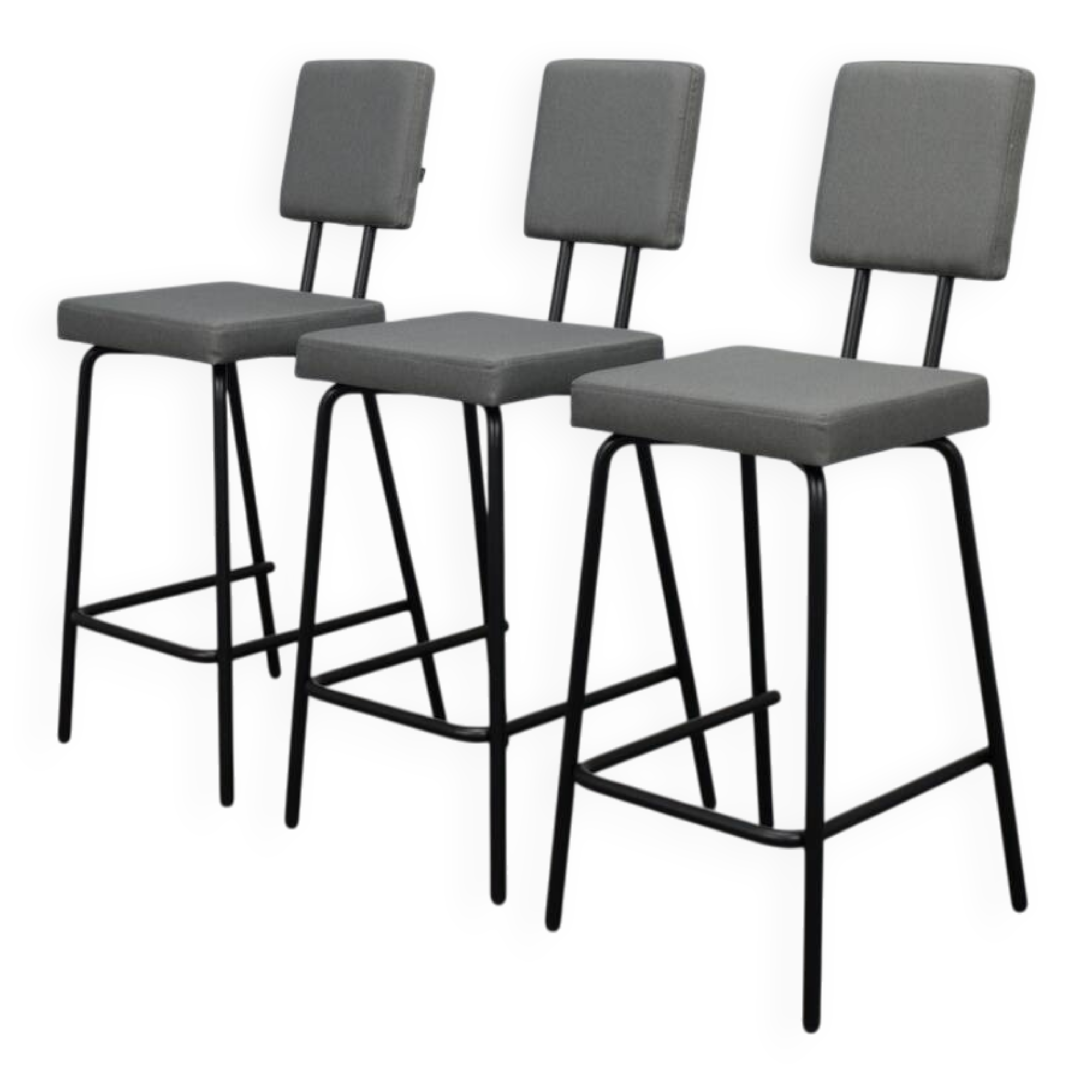 3 tabourets de bar Option Bar par Frederik Roijé pour Puik Design