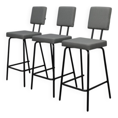 3 tabourets de bar Option Bar par Frederik Roijé pour Puik Design