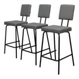 3 tabourets de bar Option Bar par Frederik Roijé pour Puik Design