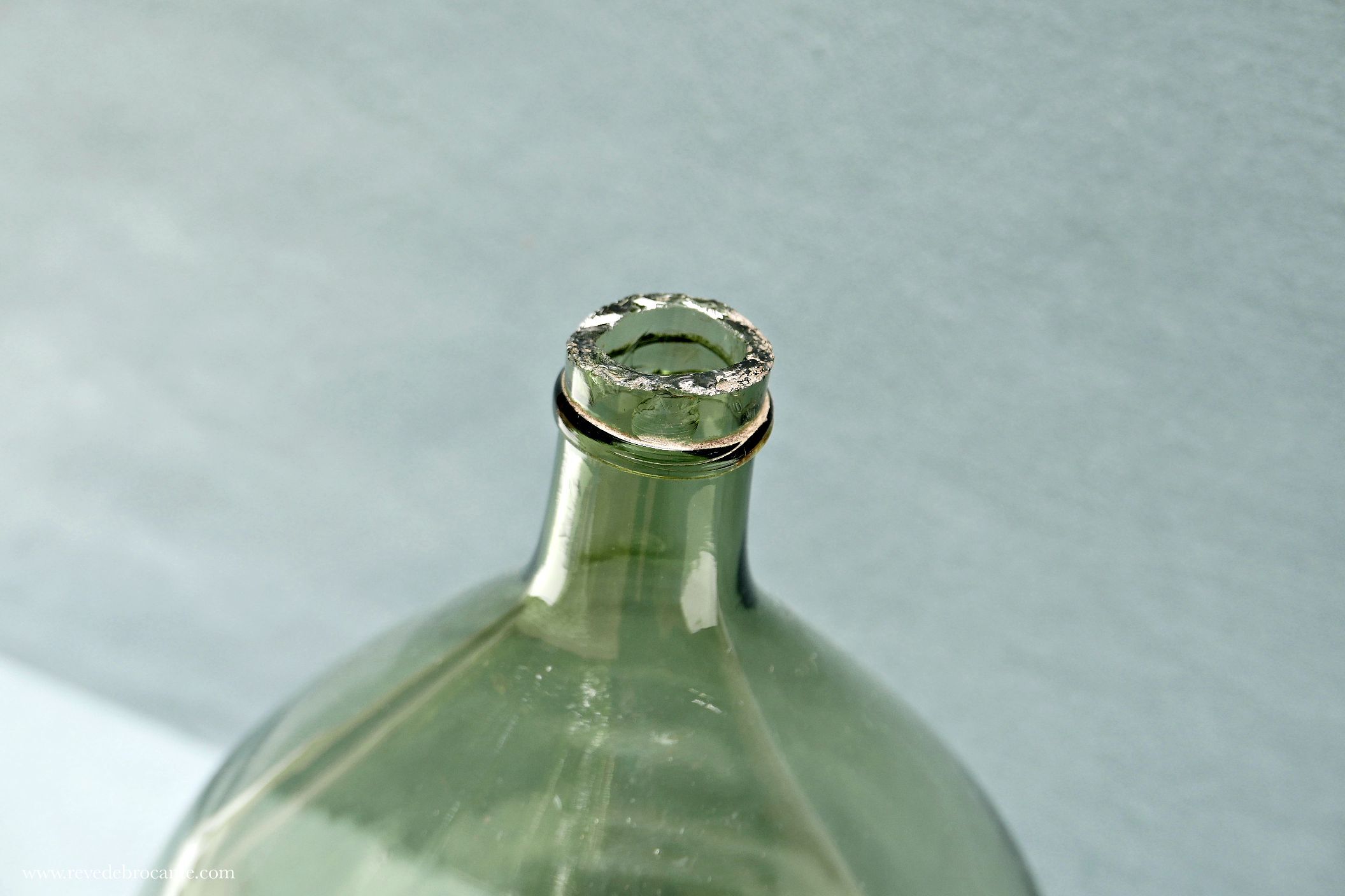 Blown glass demijohn