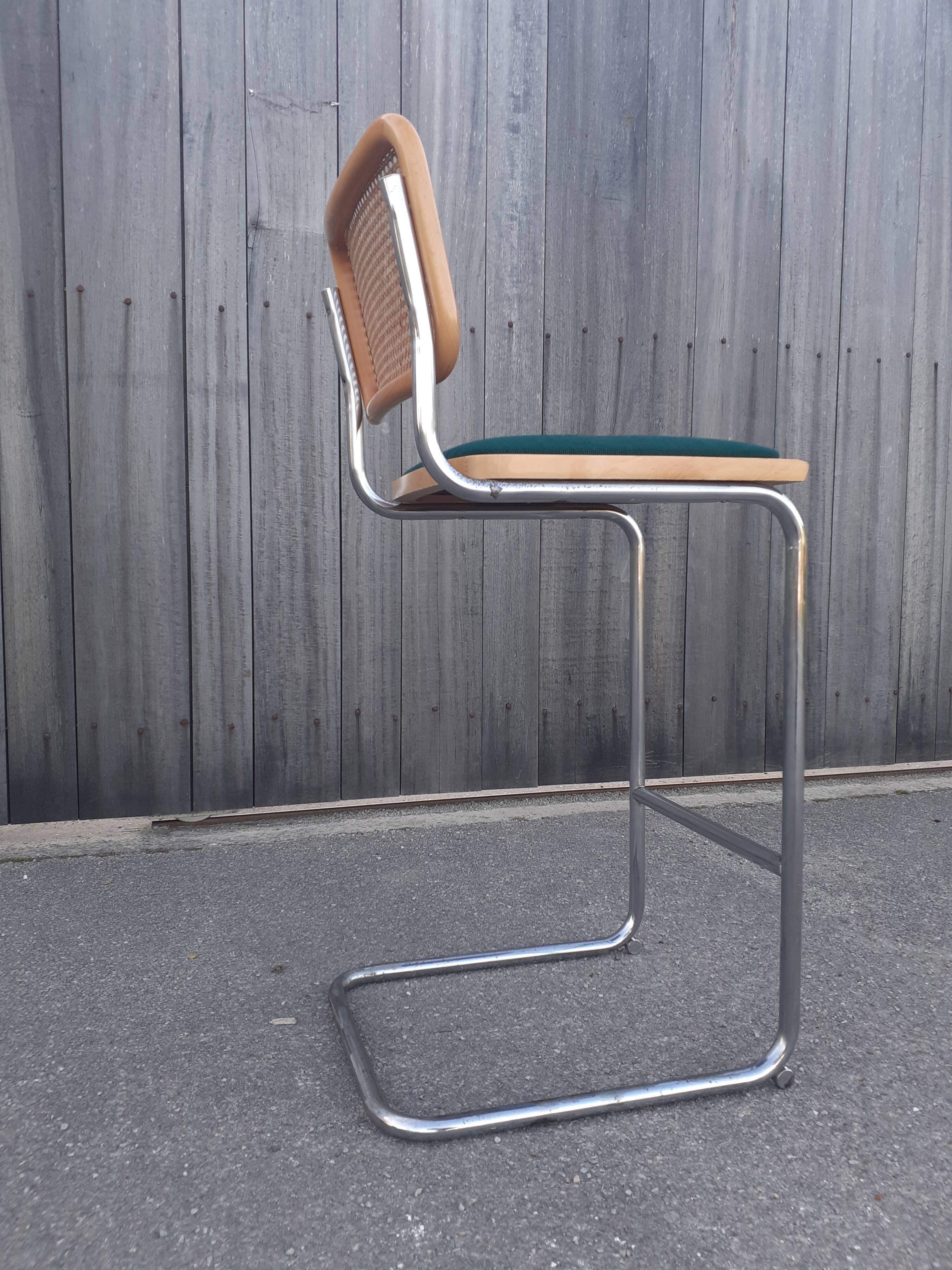 Bar stool model Cesca, design Marcel Breuer, edition unknown