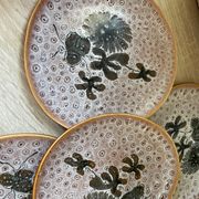 Set of 5 MBFA Pornic 70's dessert plates