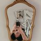 Miroir bois doré