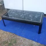 Table basse vintage noire