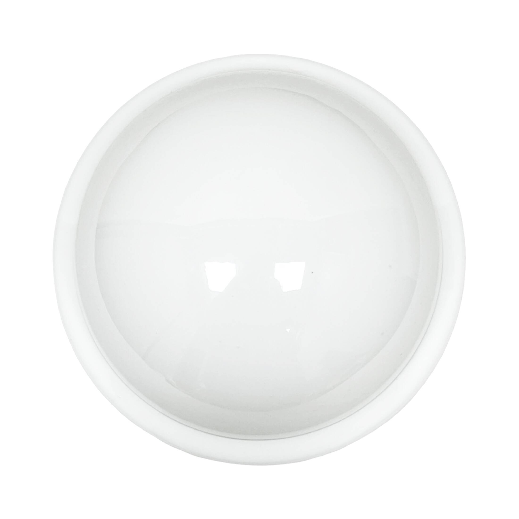 Vintage Polish glass flush-mount ceiling light (Penko Pieńsk, 1970s, PRL