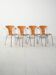 Set of 4 “Mosquito” chairs by Arne Jacobsen