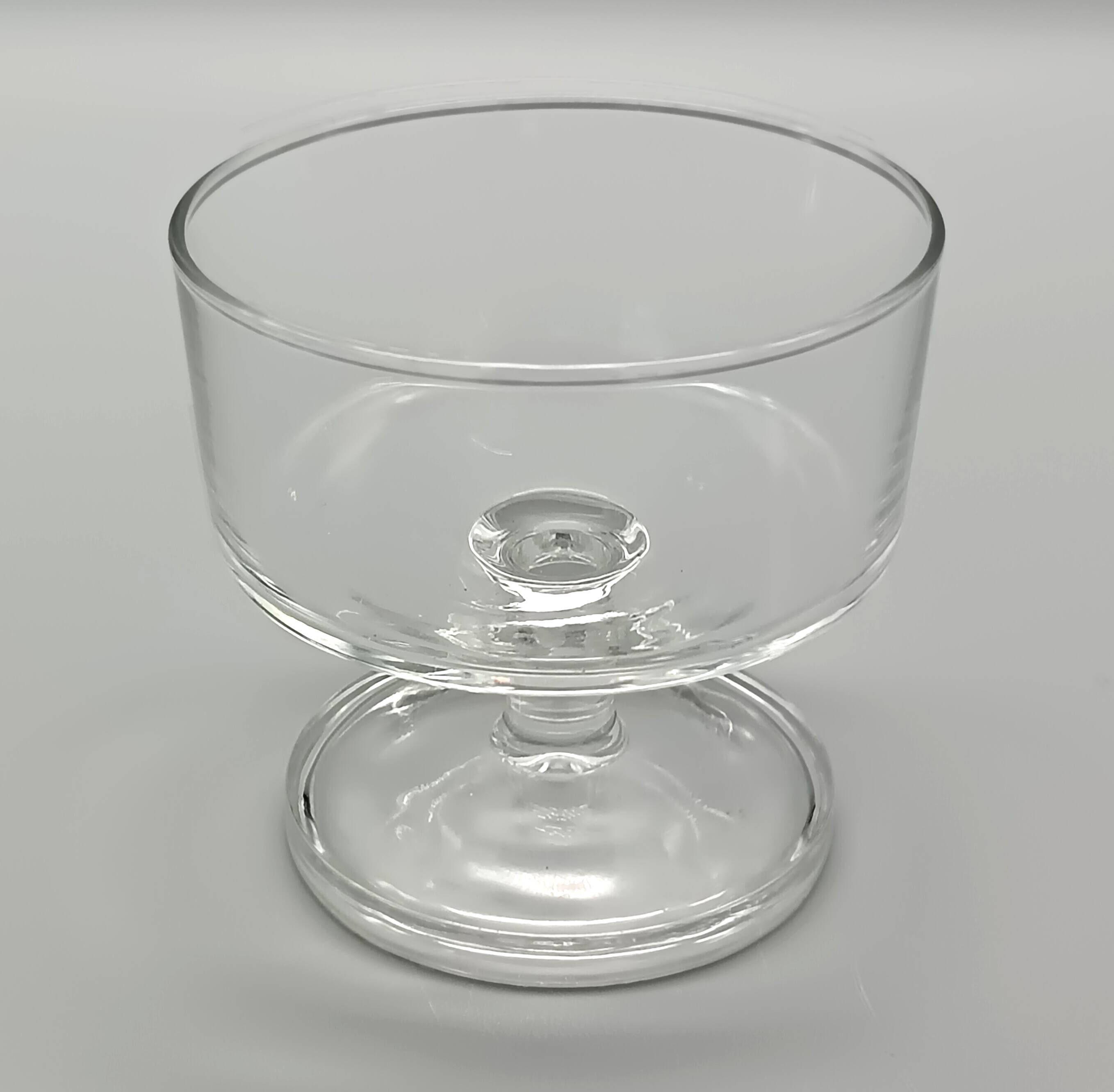6 Cavalier glasses 15 cl Luminarc transparent glass vintage "sweden" model