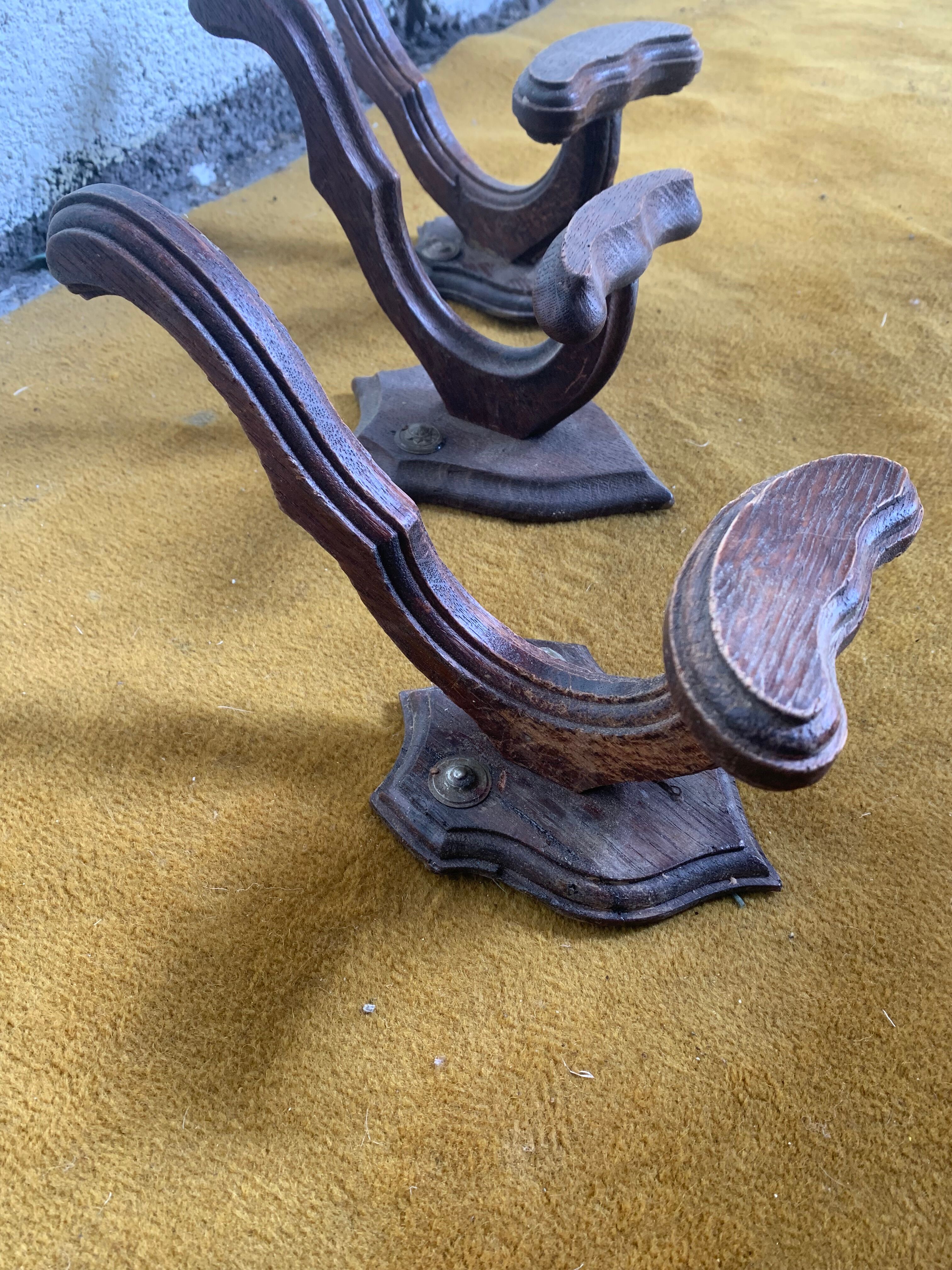 Trio de patères ancienne